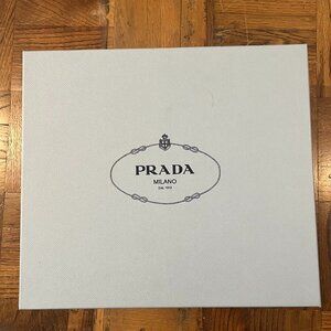 Prada Milano Blue Box 14.5" x 13" x 5"